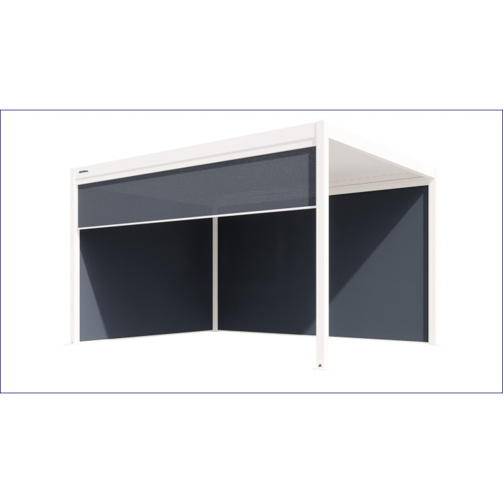 Roleta ZIP SCREEN antracyt 3m do pergoli GERDA | Twoje-Drzwi.pl