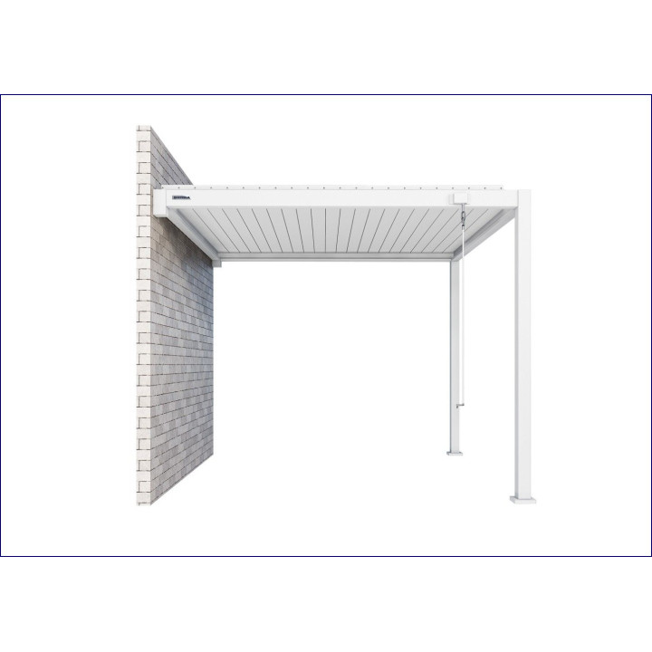Pergola GERDA Biała przyścienna 4x3 | Twoje-Drzwi.pl