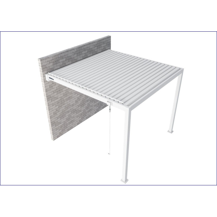 Pergola GERDA Biała przyścienna 4x3 | Twoje-Drzwi.pl