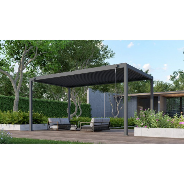 Pergola GERDA Antracyt wolnostojąca 5x3 | Twoje-Drzwi.pl