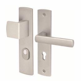 Klamka VDS KP Exit 92mm kl.3 inox wkładka | Twoje-Drzwi.pl