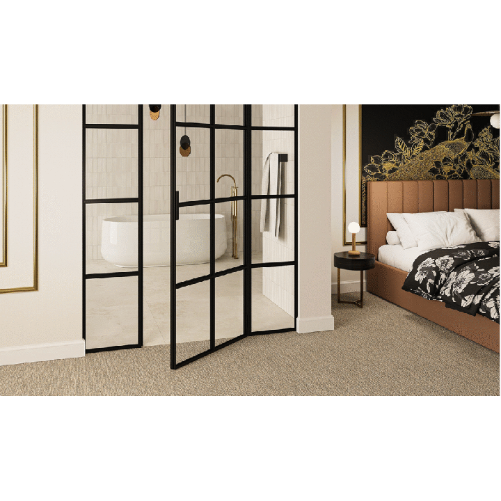 Drzwi loftowe ALU-LOFT PRIME, wzór 2, 90x210cm | Twoje-Drzwi.pl