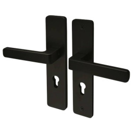 Klamka VDS Nova 72mm kl.2 czarny wkładka | Twoje-Drzwi.pl