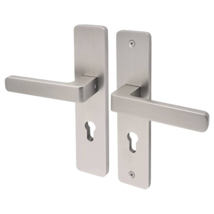 Klamka VDS Nova 72mm kl.2 inox wkładka | Twoje-Drzwi.pl