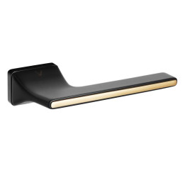 Klamka VDS Luca Insert czarny/złoty | Twoje-Drzwi.pl