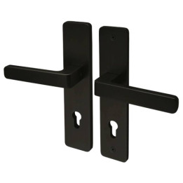 Klamka VDS Nova 92mm kl.2 czarny wkładka | Twoje-Drzwi.pl