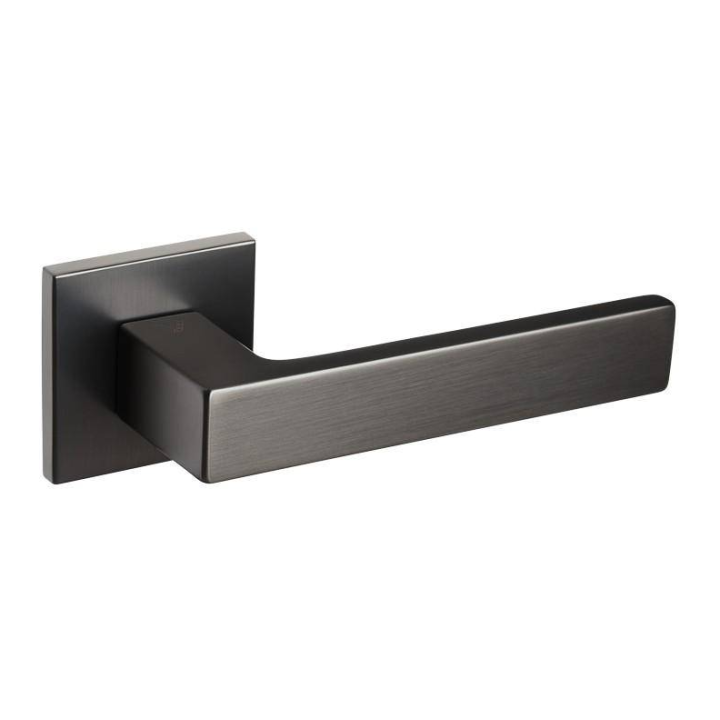 Klamka VDS Warna Fit czarny rozeta kwadratowa Fit