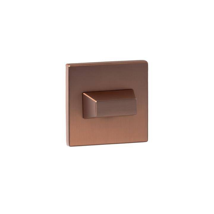 Rozeta R67F Slim miedź-satyna WC